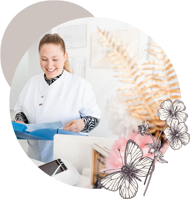 Vet working